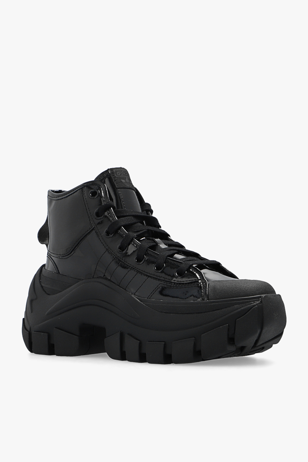 Black 'Nizza HI XY22' sneakers ADIDAS Originals - kratasy adidas 4
